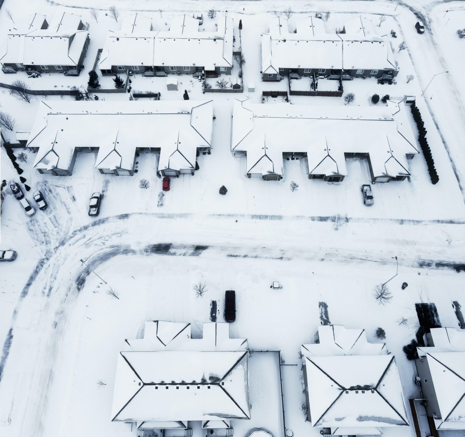 commercial roof snow